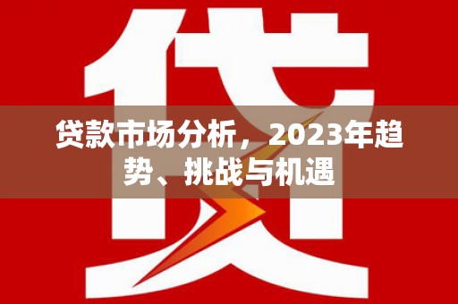 沈北新区贷款市场分析，2023年趋势、挑战与机遇