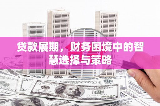 沈北新区贷款展期，财务困境中的智慧选择与策略