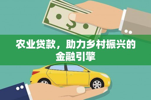 沈北新区农业贷款，助力乡村振兴的金融引擎