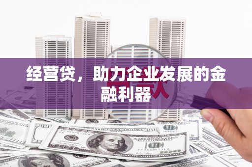 沈北新区经营贷，助力企业发展的金融利器