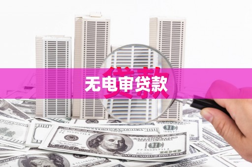 沈北新区无电审贷款
