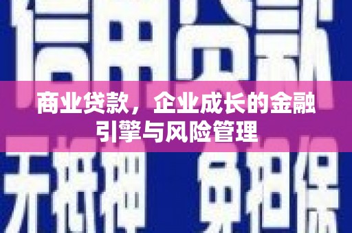 沈北新区商业贷款，企业成长的金融引擎与风险管理