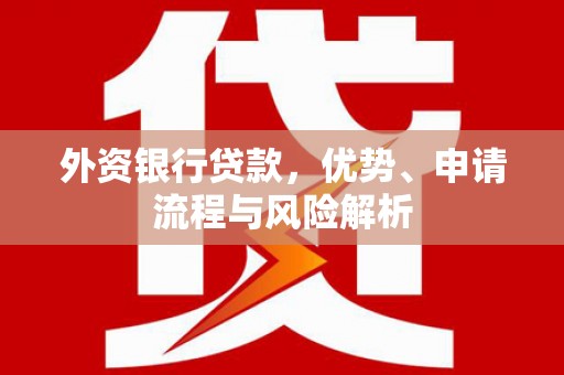 沈北新区外资银行贷款，优势、申请流程与风险解析