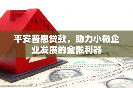 沈北新区平安普惠贷款，助力小微企业发展的金融利器