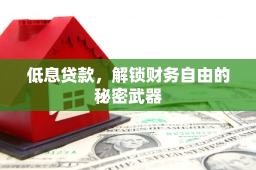 沈北新区低息贷款，解锁财务自由的秘密武器