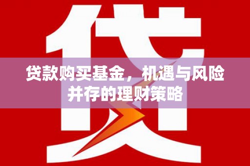 沈北新区贷款购买基金，机遇与风险并存的理财策略