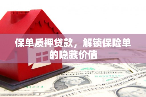 沈北新区保单质押贷款，解锁保险单的隐藏价值