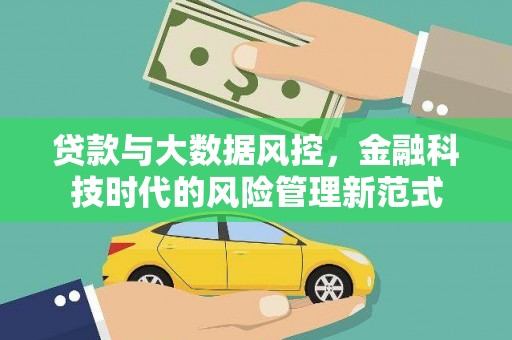沈北新区贷款与大数据风控，金融科技时代的风险管理新范式