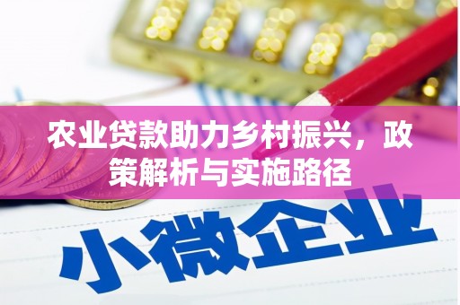 沈北新区农业贷款助力乡村振兴，政策解析与实施路径