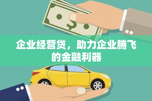沈北新区企业经营贷，助力企业腾飞的金融利器