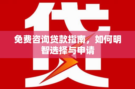 沈北新区免费咨询贷款指南，如何明智选择与申请