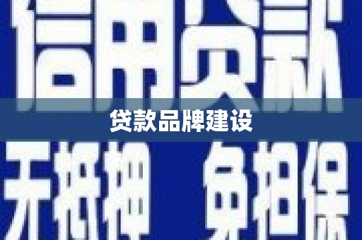 沈北新区贷款品牌建设