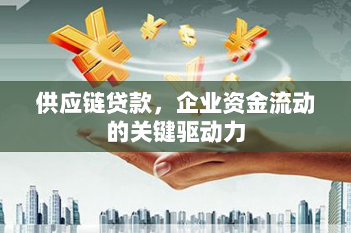 沈北新区供应链贷款，企业资金流动的关键驱动力