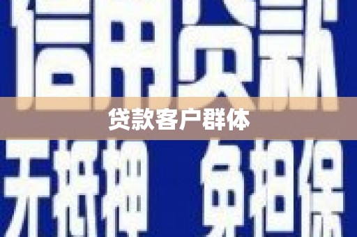 沈北新区贷款客户群体