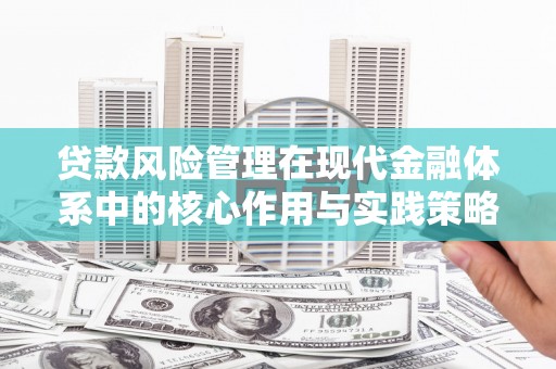 沈北新区贷款风险管理在现代金融体系中的核心作用与实践策略