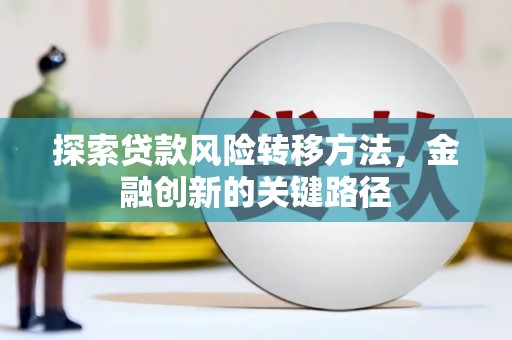 沈北新区探索贷款风险转移方法，金融创新的关键路径
