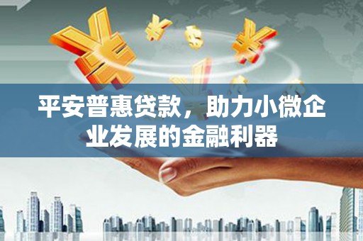 沈北新区平安普惠贷款，助力小微企业发展的金融利器