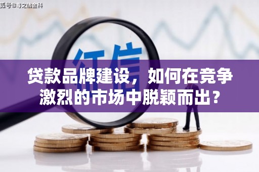 沈北新区贷款品牌建设，如何在竞争激烈的市场中脱颖而出？