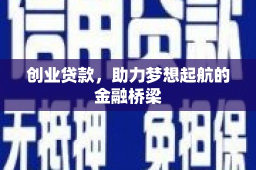 沈北新区创业贷款，助力梦想起航的金融桥梁
