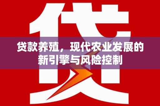 沈北新区贷款养殖，现代农业发展的新引擎与风险控制