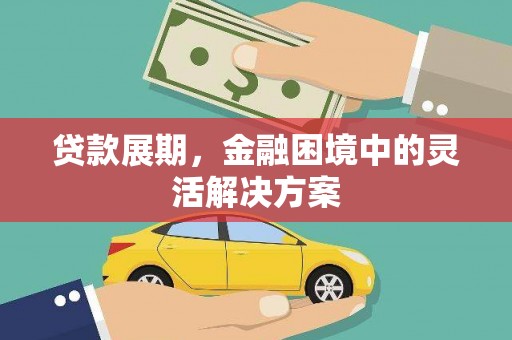 沈北新区贷款展期，金融困境中的灵活解决方案