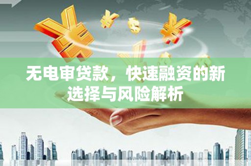 沈北新区无电审贷款，快速融资的新选择与风险解析