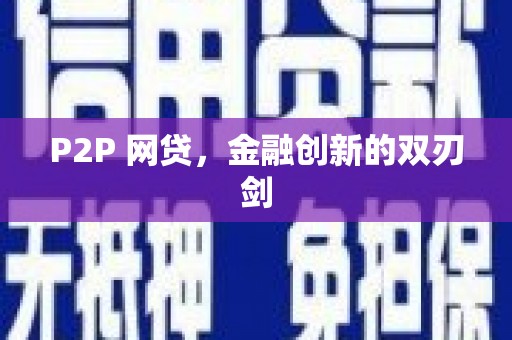 沈北新区P2P 网贷，金融创新的双刃剑