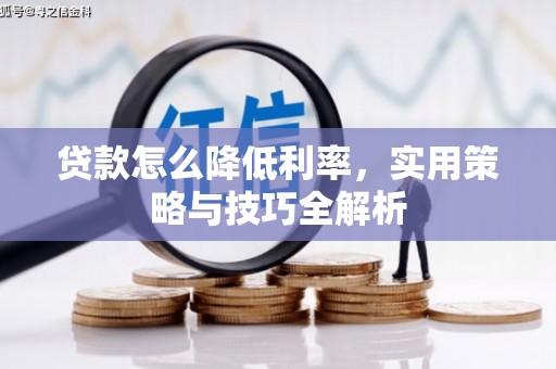 沈北新区贷款怎么降低利率，实用策略与技巧全解析