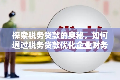 沈北新区探索税务贷款的奥秘，如何通过税务贷款优化企业财务