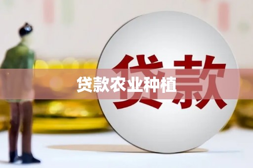 沈北新区贷款农业种植