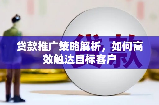 沈北新区贷款推广策略解析，如何高效触达目标客户
