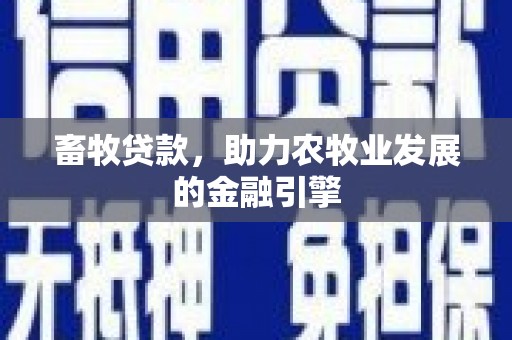 沈北新区畜牧贷款，助力农牧业发展的金融引擎