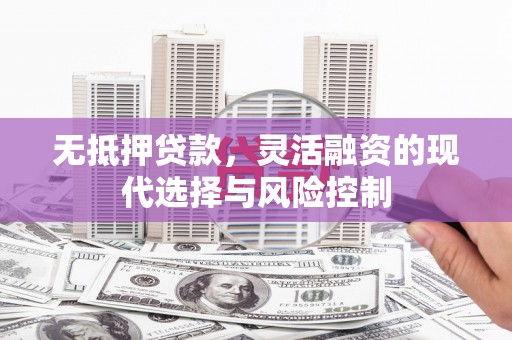 沈北新区无抵押贷款，灵活融资的现代选择与风险控制