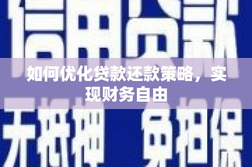 沈北新区如何优化贷款还款策略，实现财务自由