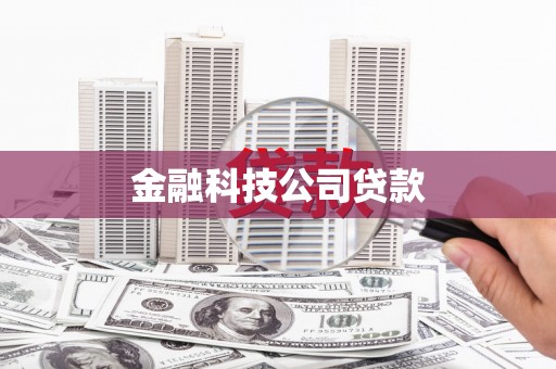 沈北新区金融科技公司贷款