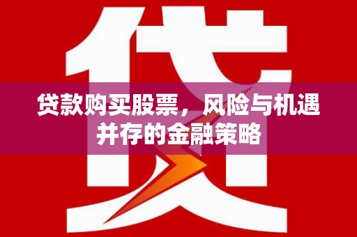 沈北新区贷款购买股票，风险与机遇并存的金融策略