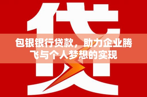 沈北新区包银银行贷款，助力企业腾飞与个人梦想的实现