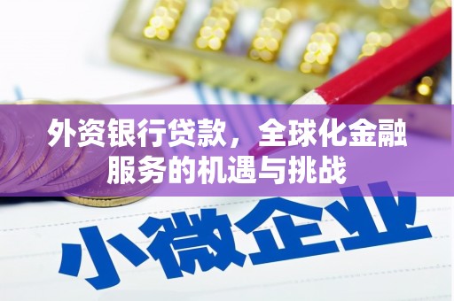 沈北新区外资银行贷款，全球化金融服务的机遇与挑战