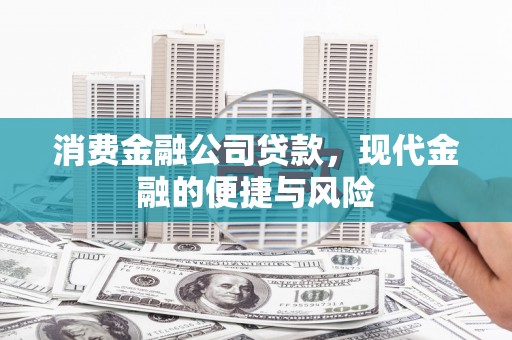 沈北新区消费金融公司贷款，现代金融的便捷与风险
