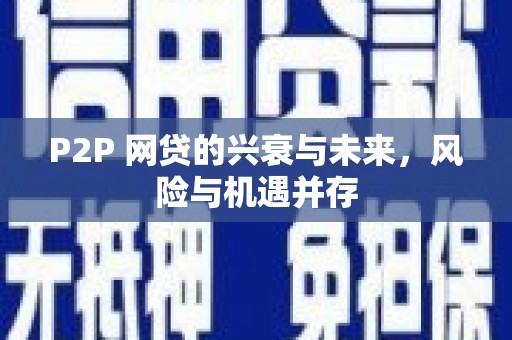 沈北新区P2P 网贷的兴衰与未来，风险与机遇并存