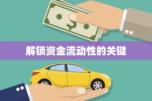 沈北新区解锁资金流动性的关键