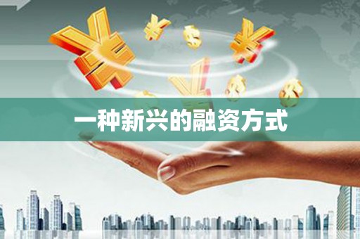 沈北新区一种新兴的融资方式