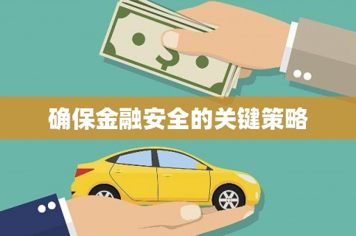 沈北新区确保金融安全的关键策略
