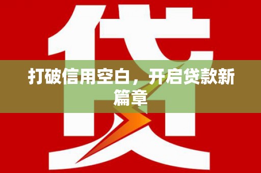 沈北新区打破信用空白，开启贷款新篇章